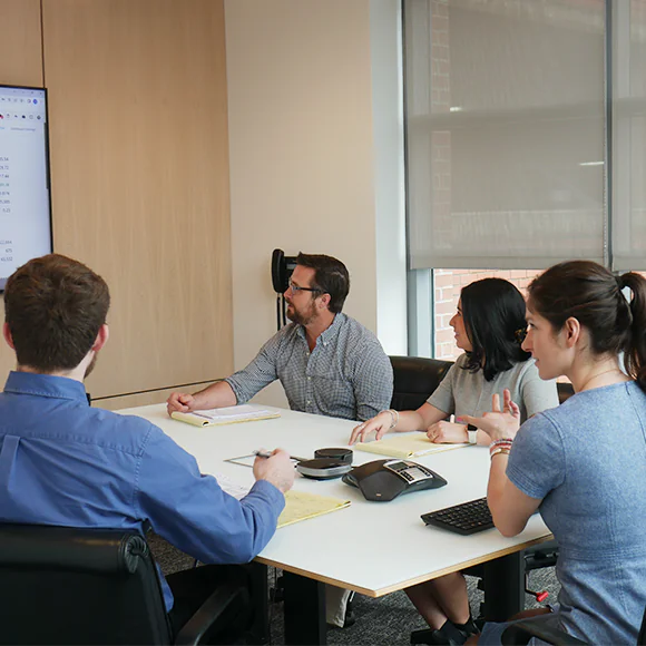 team in conference room